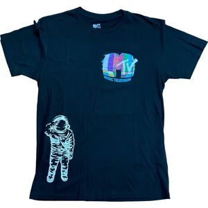 Vintage Style MTV Tee w/ Astronaut Graphic
